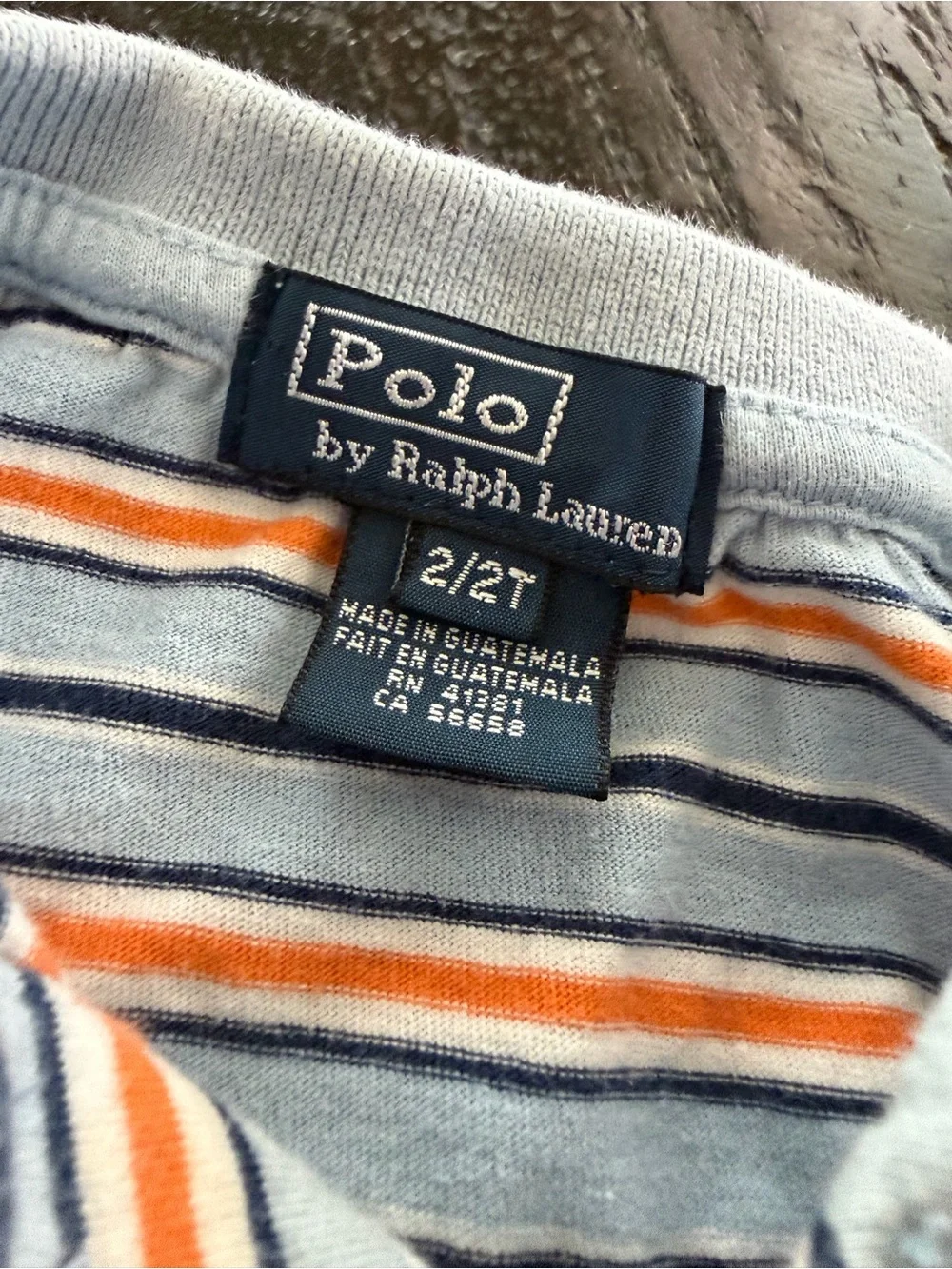 Y2K Striped Polo Ralph Lauren Boys Shirt | 2T